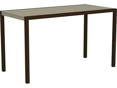 Trex® Surf City Recycled Plastic 73 x 36 Rectangular Bar Table
