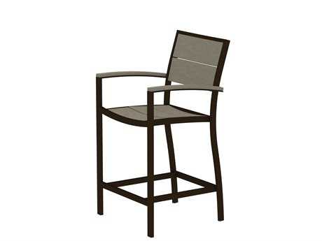 Trex® Surf City Recycled Plastic Counter Arm Chair