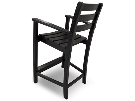 Trex® Monterey Bay Recycled Plastic Counter Arm Chair