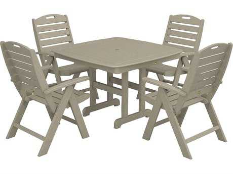 Trex® Yacht Club Recycled Plastic Highback 5-Pc. Dining Set