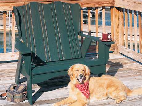 Uwharrie Chair Plantation Series Wood Loveseat
