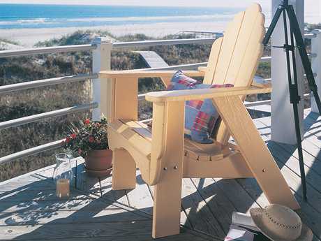 Uwharrie Chair Fanback Wood Adirondack Chair