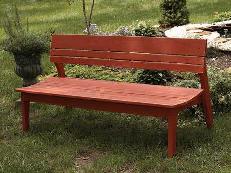 Uwharrie Chair Behren Wood Side Bench 82Wx25.5Dx33H