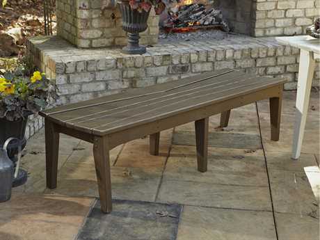 Uwharrie Chair Hourglass Wood 4-Seat Bench