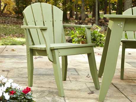 Uwharrie Chair Plaza Wood Adirondack Dining Arm Chair