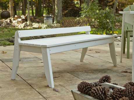 Uwharrie Chair Plaza Wood 3-Seat Bench