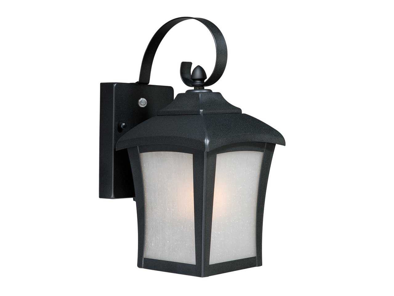 Vaxcel Boardwalk Dark Bronze & Frosted Glass 6 Outdoor Wall Light T0002