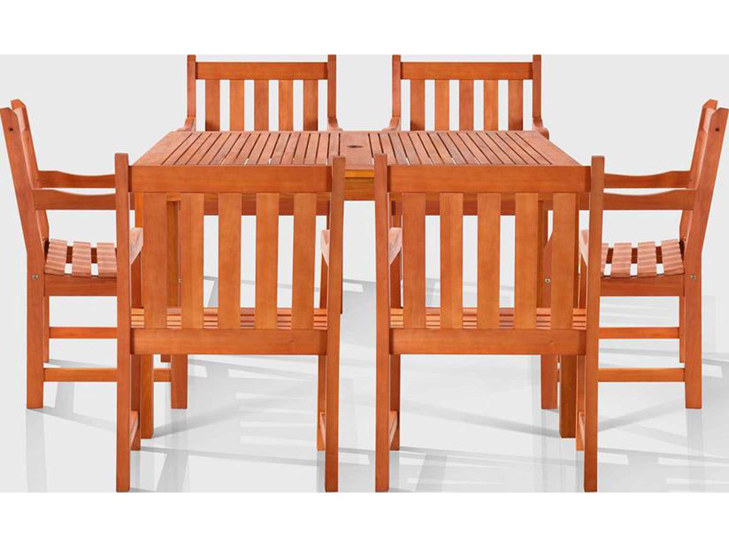 vifah eucalyptuswood esalen six seater dining set v1395set2 vifah eucalyptuswood esalen six seater dining set v1395set2