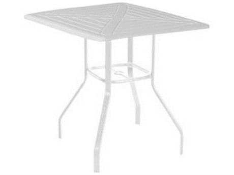 Windward Design Group Hartford Mgp Aluminum 42 Square Bar Table with Umbrella Hole