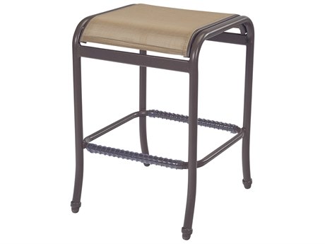 Windward Design Group West Wind Sling Aluminum Backless Bar Stool