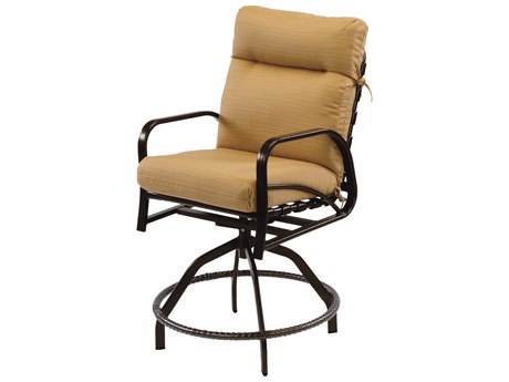Windward Design Group Island Bay Cushion Aluminum Swivel Balcony Chair