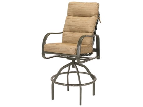 Windward Design Group Sonata Cushion Aluminum Swivel Bar Chair