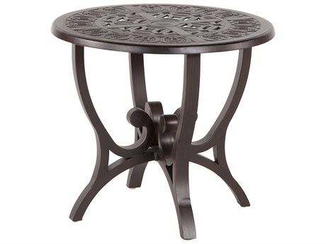 Windward Design Group Versailles Deep Seating Cast Aluminum 24 Round Side Table