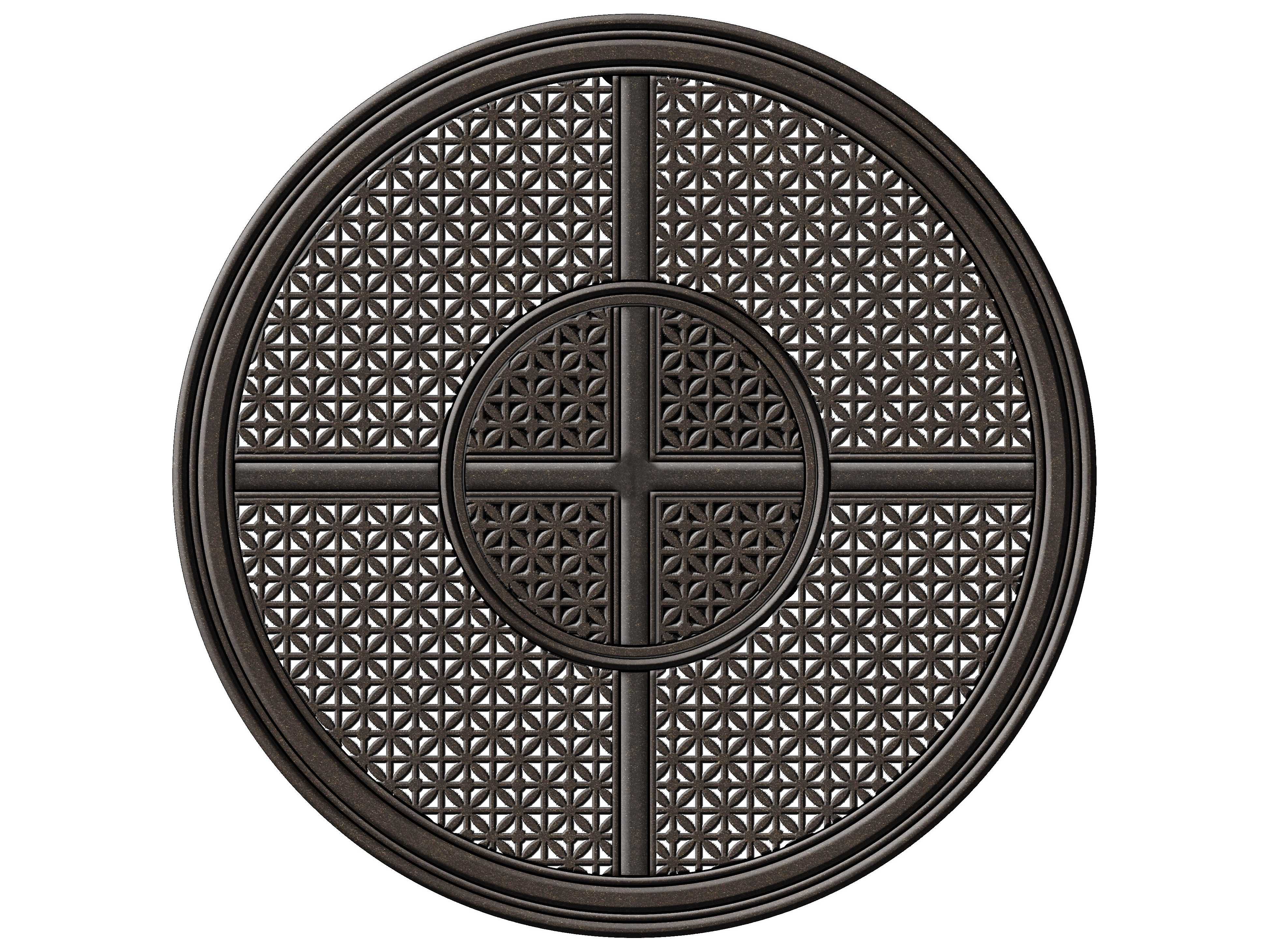 Outdoor Table Tops Patioliving Woodard Cast Aluminum Hampton 48 Round Fire Table Top With Burner Cover Free Shipping From 713 05