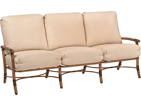 Woodard Glade Isle Cushion Aluminum Sofa