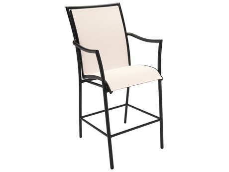Woodard Dominica Sling Aluminum Bar Stool