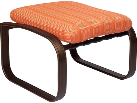 Woodard Cayman Isle Cushion Aluminum Ottoman
