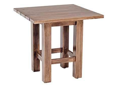 Woodard Woodlands Aluminum 23.50 Square End Table