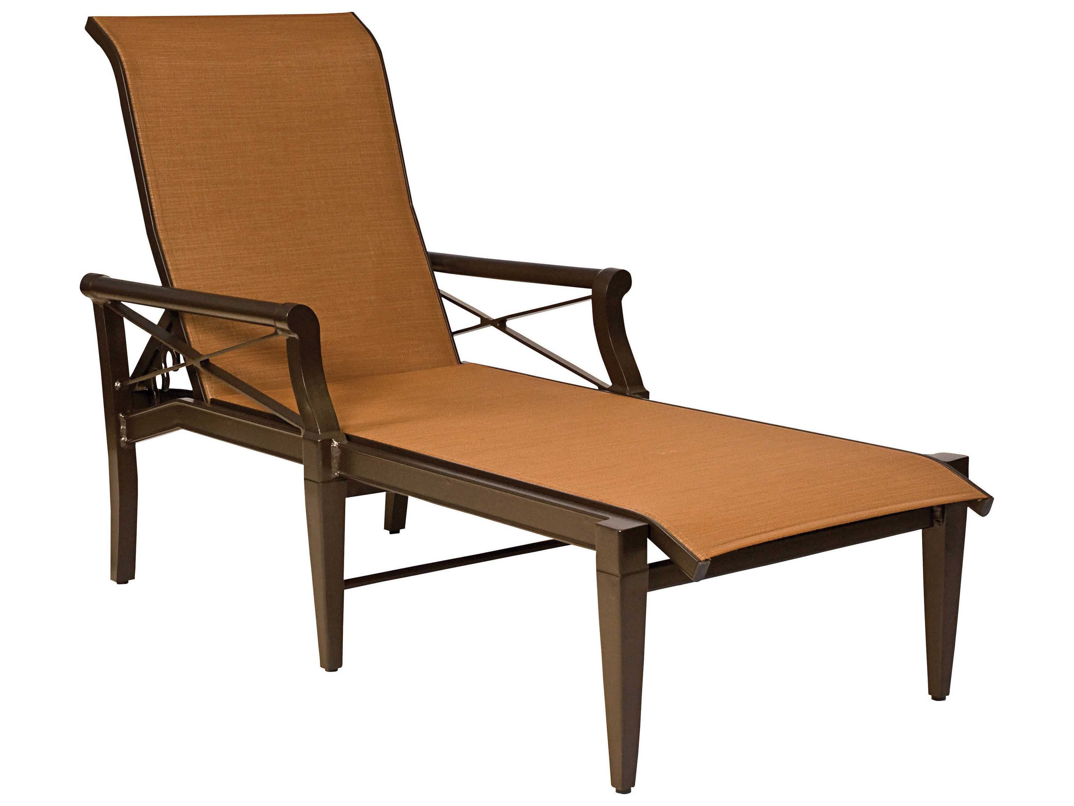 Woodard Andover Sling Aluminum Chaise Lounge | 3Q0470