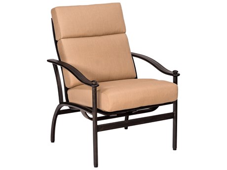 Woodard Nob Hill Aluminum Internal Gliding Dining Arm Chair