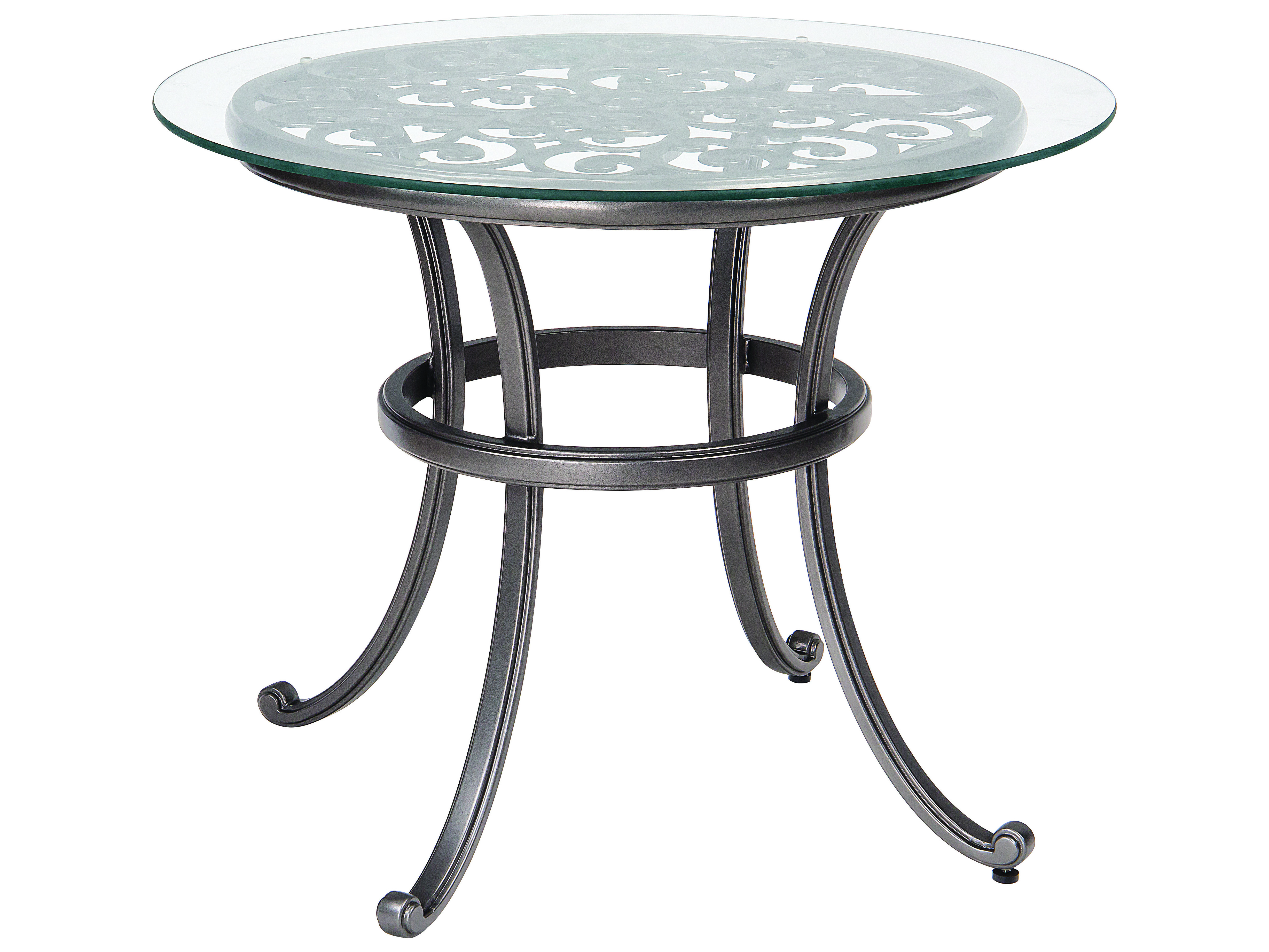 36 inch round glass top kitchen table