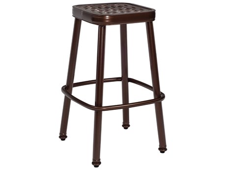 Woodard Casa Cast Aluminum Stationary Bar Stool