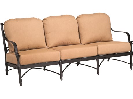 Woodard Isla Cast Aluminum Cushion Sofa