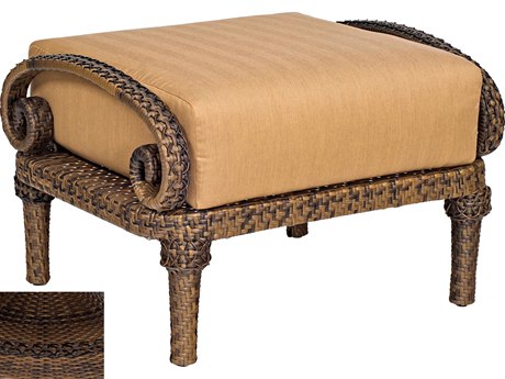 Woodard South Shore Wicker Ottoman