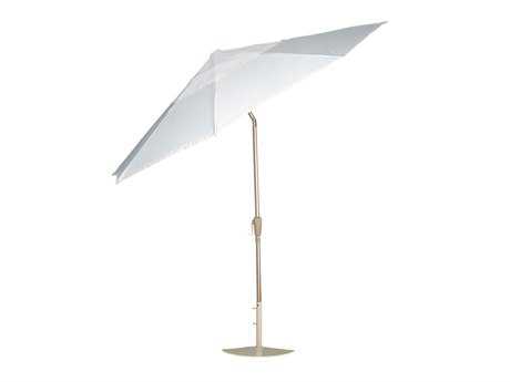 Woodard 7 1/2 Ft. Aluminum Push-Button Tilt Umbrella - Champagne