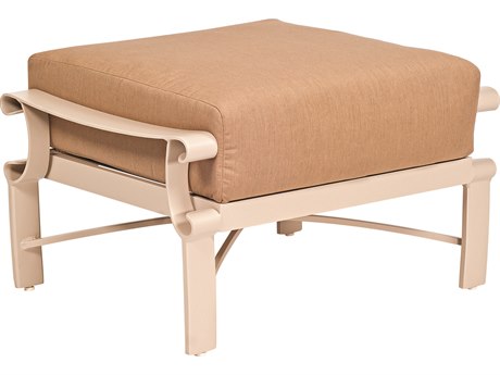 Woodard Bungalow Cushion Aluminum Ottoman
