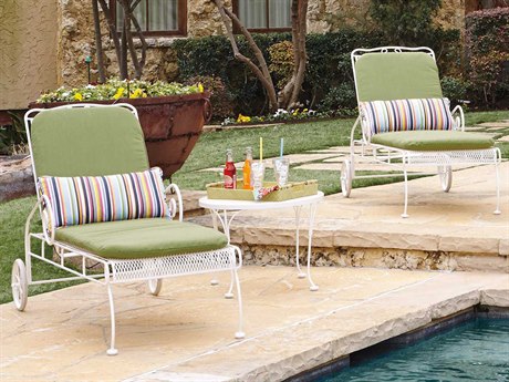 Woodard Cantebury Wrought Iron Lounge Set