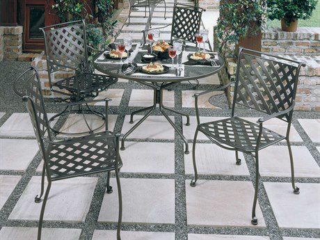 Woodard Maddox Wrought Iron Dining Set