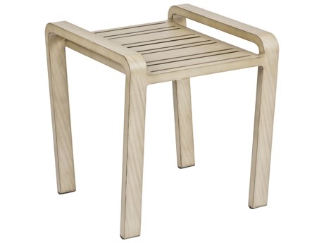 Woodard Reynolds Aluminum 20 x 18 Rectangular End Table
