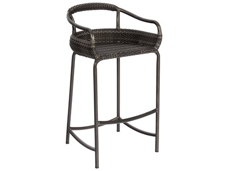 Woodard Canaveral Nelson Wicker Bar Stool