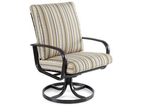 Winston Savoy Cushion Aluminum High Back Swivel Tilt Dining Chair