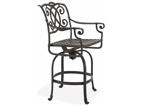 Winston Volterra Cast Aluminum Swivel Bar Stool