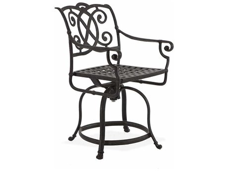 Winston Volterra Cast Aluminum Balcony Height Swivel Stool