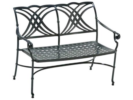Winston Coronado Cast Aluminum Metal Arm Bench