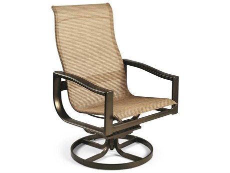 Winston Belvedere Sling Aluminum High Back Swivel Tilt Chair