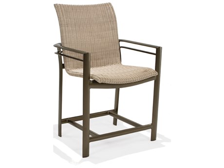 Winston Southern Cay Woven Aluminum Balcony Height Stool