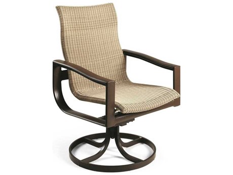Winston Belvedere Woven Aluminum High Back Swivel Tilt Chair