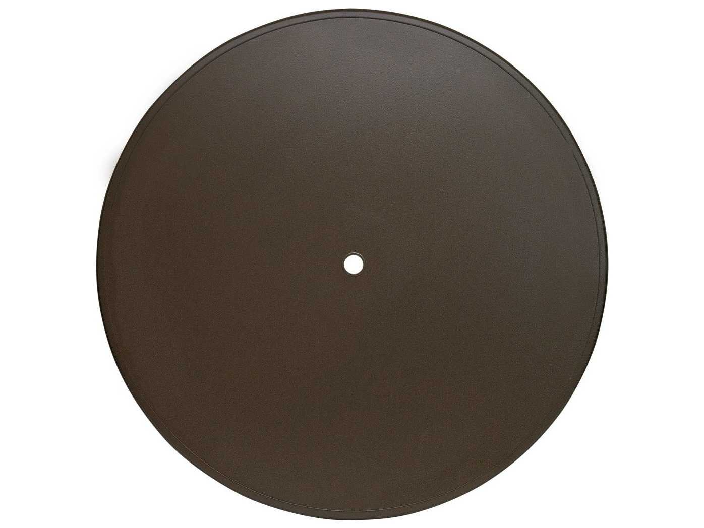 Winston Solid Surface Stamped Aluminum 54 Round Table Top with Hole