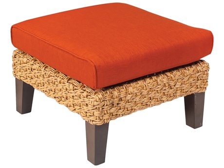 Whitecraft Mona Wicker Ottoman