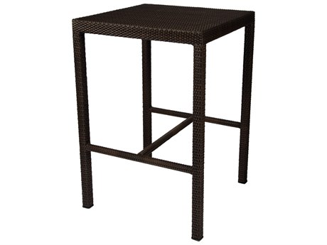 Whitecraft All Weather Wicker Miami 28 Square Bar Table