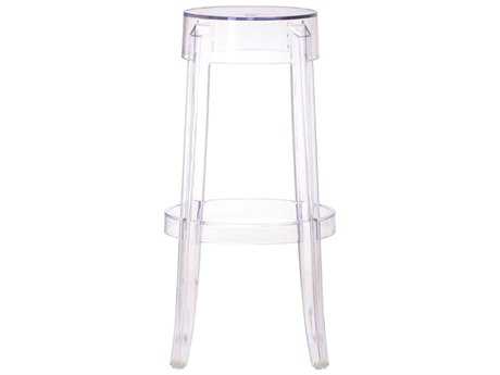 Zuo Outdoor Anime Polycarbonate Barstool Transparent