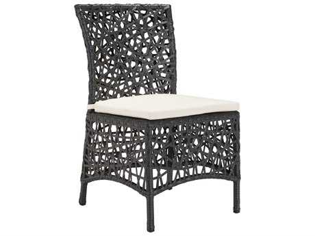 Zuo Outdoor Santa Cruz Aluminum Wicker Chair Terra in Brown