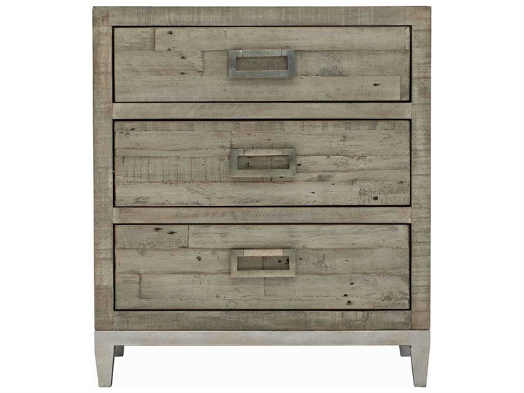 Bernhardt Highland Park Shaw Wide Drawers Brown Pine Wood