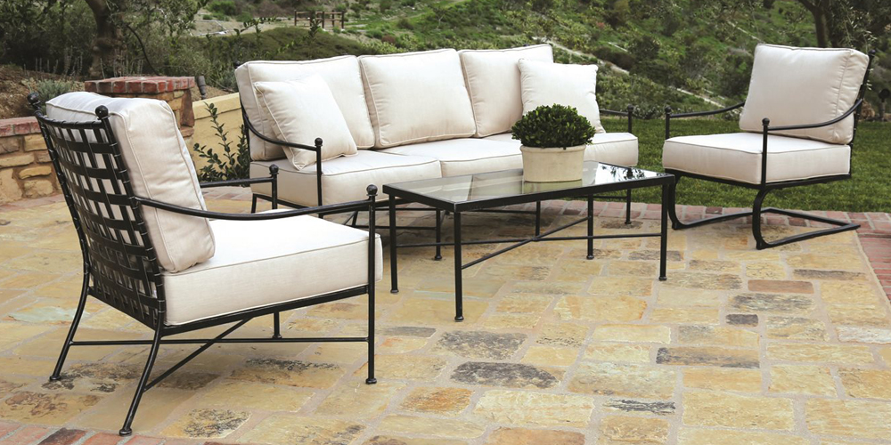 Wrought Iron Patio Furniture Patioliving, How To Care For Wrought Iron Outdoor Furniture