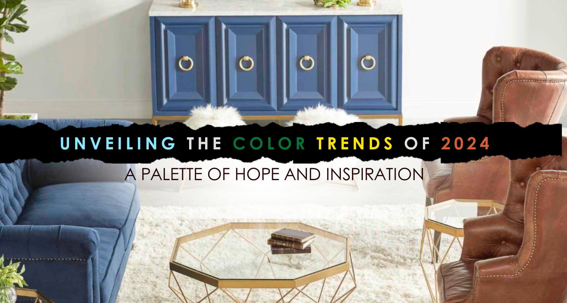 Step into the vibrant world of interior design in 2024, where a spectrum of colors promises to rejuvenate your living spaces with energy and warmth