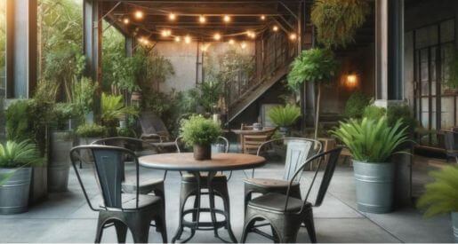 Industrial design outdoors brings rugged charm and urban flair on your patio. Here's why you should transform your open spaces into havens of contemporary coolness with industrial style.